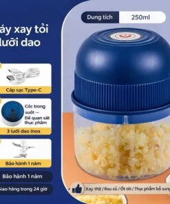 Dr.flash x NIUMO Máy xay tỏi điện mini gia dụng – không dây – pin 500mAh – 250g